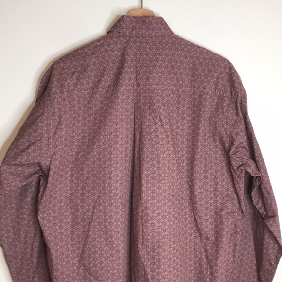 Cinch mens long sleeve button down geo print shirt size small - Picture 10 of 12